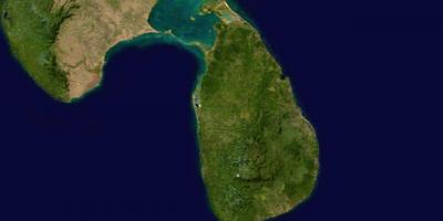 Онлайн спадарожнікавая карта Шры-Ланкі