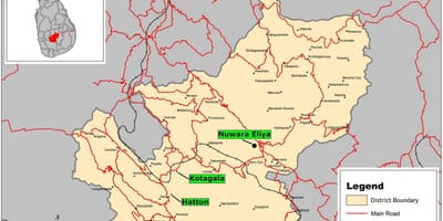 Карта riverston Шры-Ланка